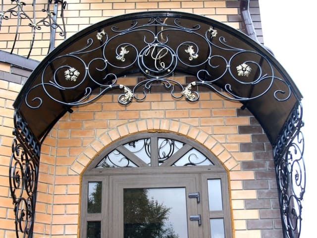 кованые и сварные козырьки Монино